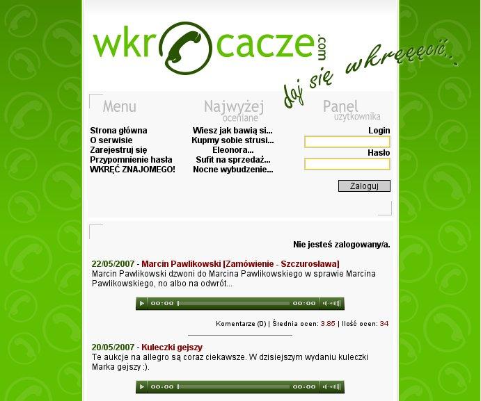 Witryna Wkrecacze.com