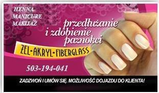 PRZEDŁUŻANIE STYLIZACJA PAZNOKCI LUBLIN, lubelskie