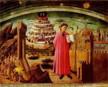 Dante i Trzy Królestwa Domenico di Michelino