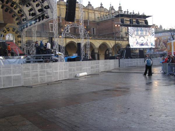 Organizacja imprez masowych, barierki ochronne, Gdańsk, pomorskie