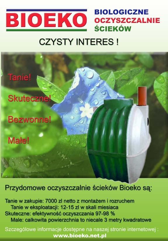 Biologiczne oczyszczalnie ścieków