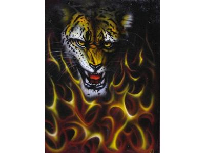  Tygrys płomienie - kliknij, aby powiększyć