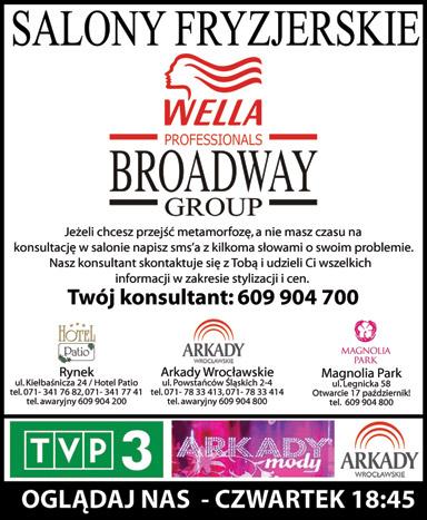 Broadway Group Wrocław -METAMORFOZY-program TVP3, dolnośląskie