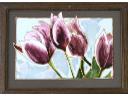 Malarstwo na szkle - Kwiaty - Tulipany