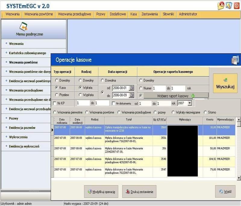 SYSTEmEGC-napisany dla ZDiK we Wrocławiu-zarządzanie nieopłaconymi przejazdami w Komunikacji