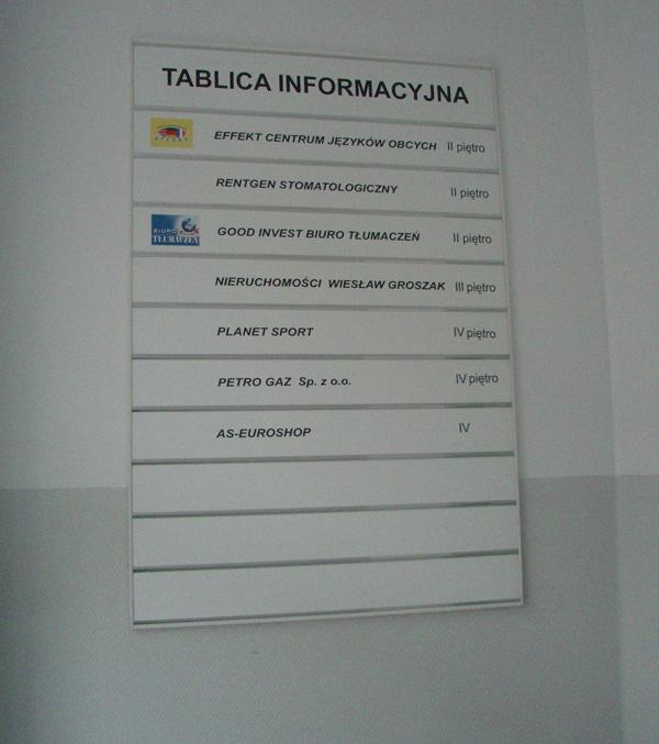 Tablice informacyjne