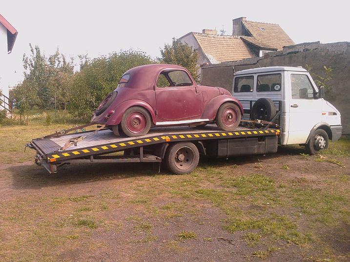 Transport zabytkowych aut. Poznań, wielkopolskie