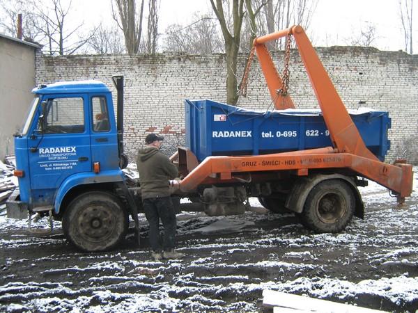 KONTENERY GRUZ ŚMIECI HDS Łódź RADANEX, łódzkie
