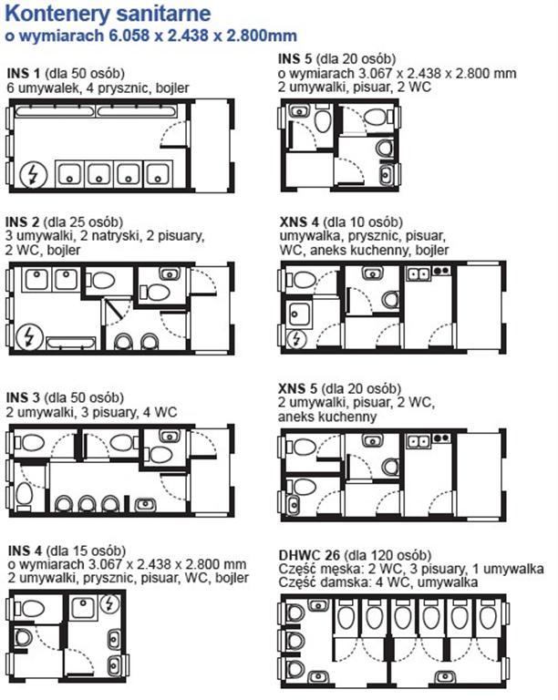Kontener sanitarny (wynajem), Poznań Skórzewo, wielkopolskie