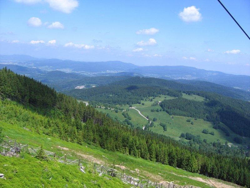 Widok z Czarnej Góry