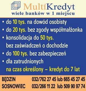 MultiKredyt  wiele banków w 1 miejscu, BĘDZIN, śląskie