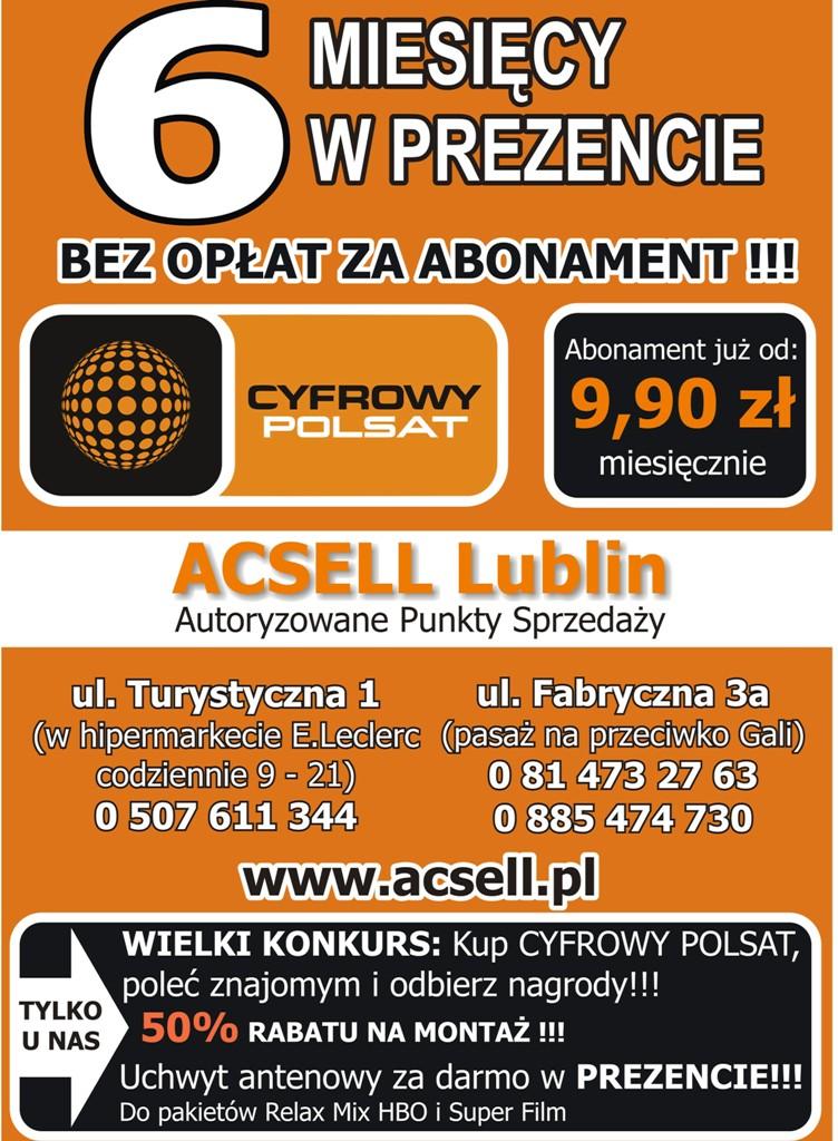 Cyfrowy Polsat - ACSELL Lublin - NOWA SUPER OFERTA!!!