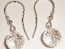 Zdjęcie nr 10Kolczyki srebrne z pięknym szlifem kryształu Swarovskiego w kształcie kulki