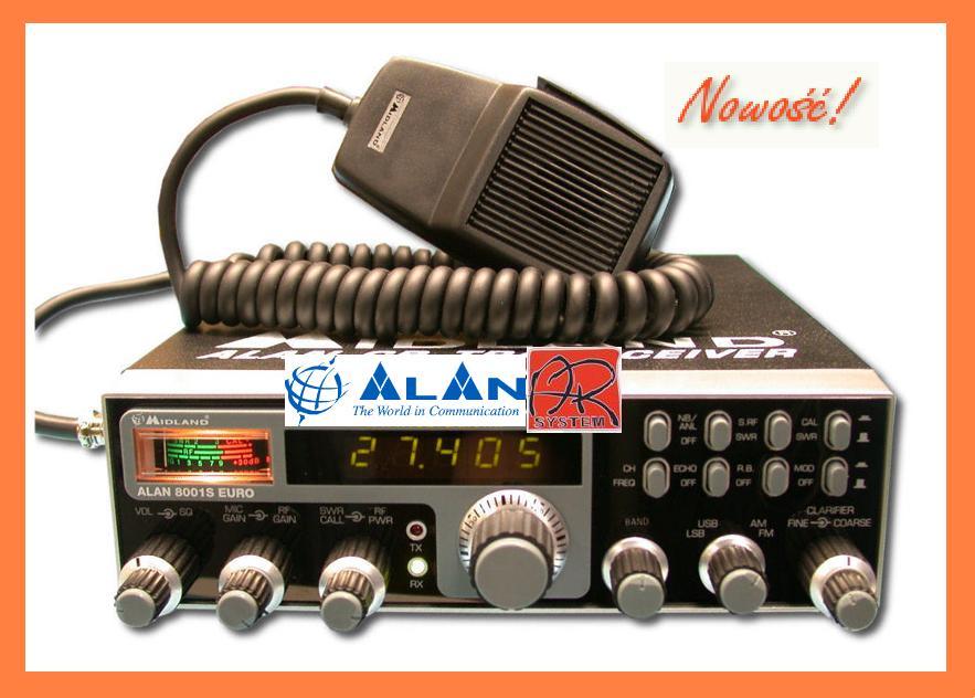 CB RADIO ALAN 8001 S z SSB / NOWOŚĆ / F-ra VAT, Ostrów Wlkp, wielkopolskie