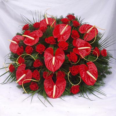 Wiązanki pogrzebowe z żywych kwiatów- Gliwice, śląskie