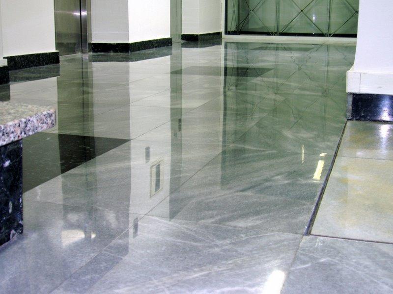 Marble polishing granite restoration stone floor, Europe