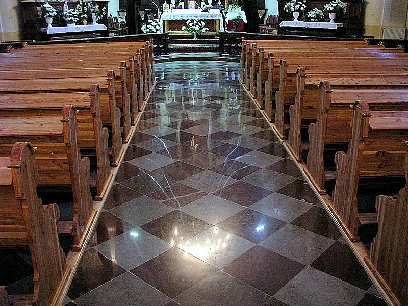 Marble polishing granite restoration stone floor, Europe