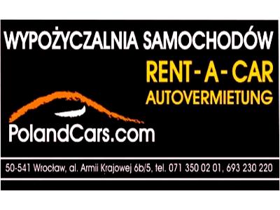    Wypożyczalnia samochodów PolandCars.com czyli nowa jakość! z siedzibą we Wrocławiu  - kliknij, aby powiększyć