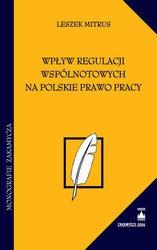 Wpływ regulacji wspólnotowych na polskie prawo