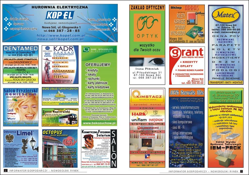 Informator Miejski. Kolejna strona reklam