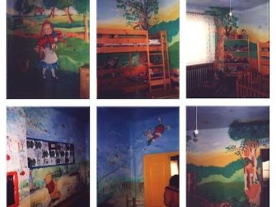 Oto cztery przykładowe płaskie (malowane) murale naszego autorstwa. - kliknij, aby powiększyć