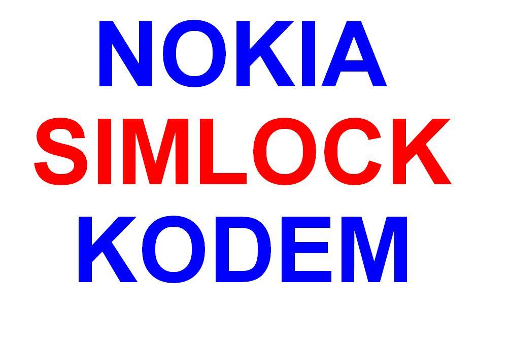 SIMLOCK NOKIA E75 E52 6600i N97 N86 KODEM , CAŁA POLSKA