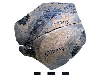 Przykład barwnika organicznego na naczyniu z okresu neolitu - kliknij, aby powiększyć