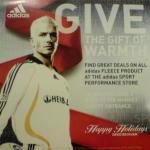 Dawid Beckham i jego koszulka z logo Herbalife
