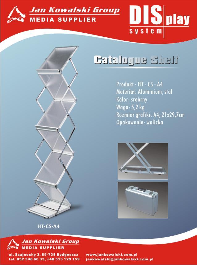 stojak walizkowy z półkami HT-CS-A4
