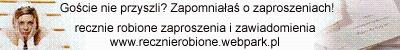 Zaproszenia ślubne, Bogucin, wielkopolskie