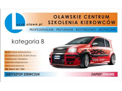 Nauka Jazdy - Oławskie Centrum Szkolenia Kierowców - Oława - OCSK - Prawo Jazdy - Szkolenie - kliknij, aby powiększyć