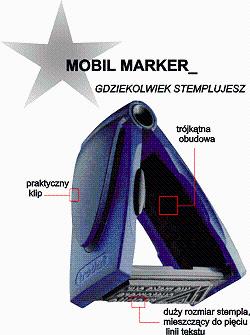 MOBIL MARKER -PIECZĄTKA KIESZONKOWA  47x18mm