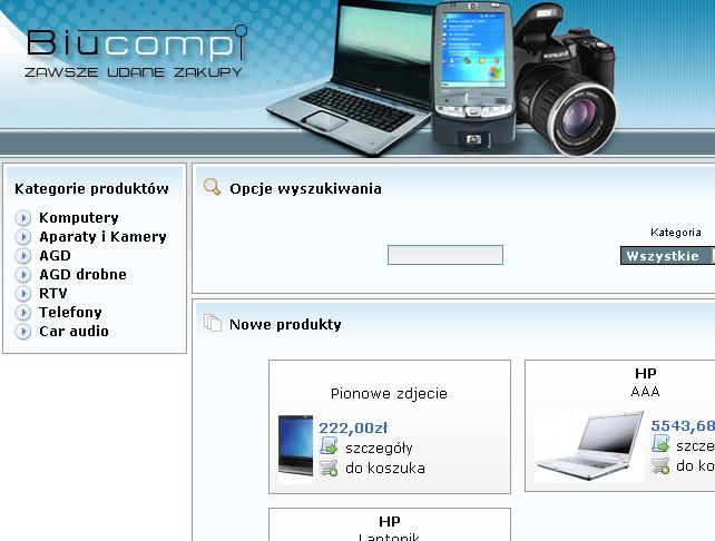 Biucomp.pl - sklep z elektroniką