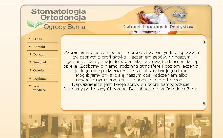 Ogrodybema.pl - strona gabinetu stomatologicznego