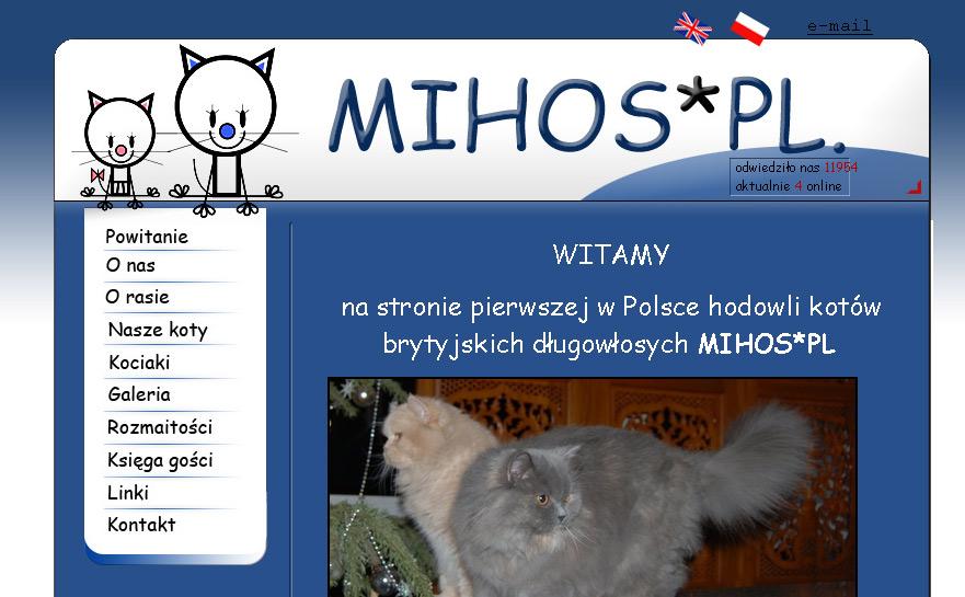 mihos.pl - strona prywatna o hodowli kotów