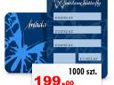 1000 szt. biznes kart jednostronnie foliowanych to tylko 199,00 PLN brutto!