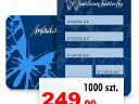 1000 szt. biznes kart dwustronnie foliowanych to tylko 249,00 PLN brutto!
