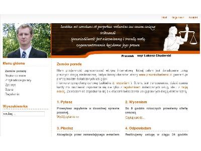 Strona firmowa prawnika z Jaworzna - kliknij, aby powiększyć