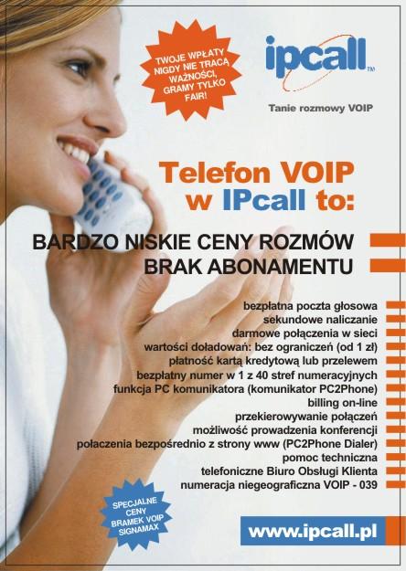 IPCall.pl - najlepszy operator VoIP w Polsce !