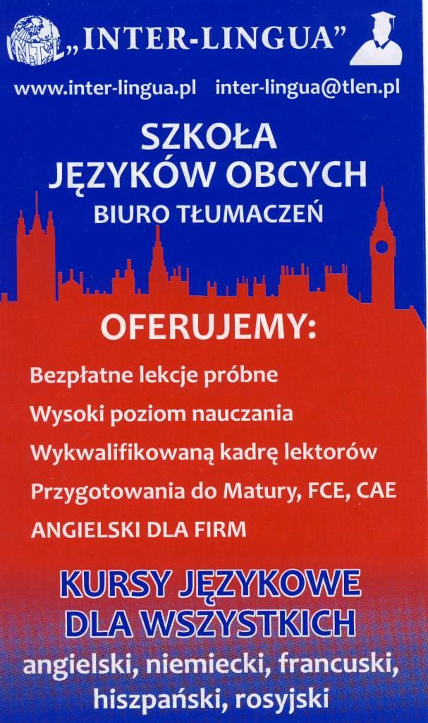 Szkoła języków obcych, Wyszków, mazowieckie