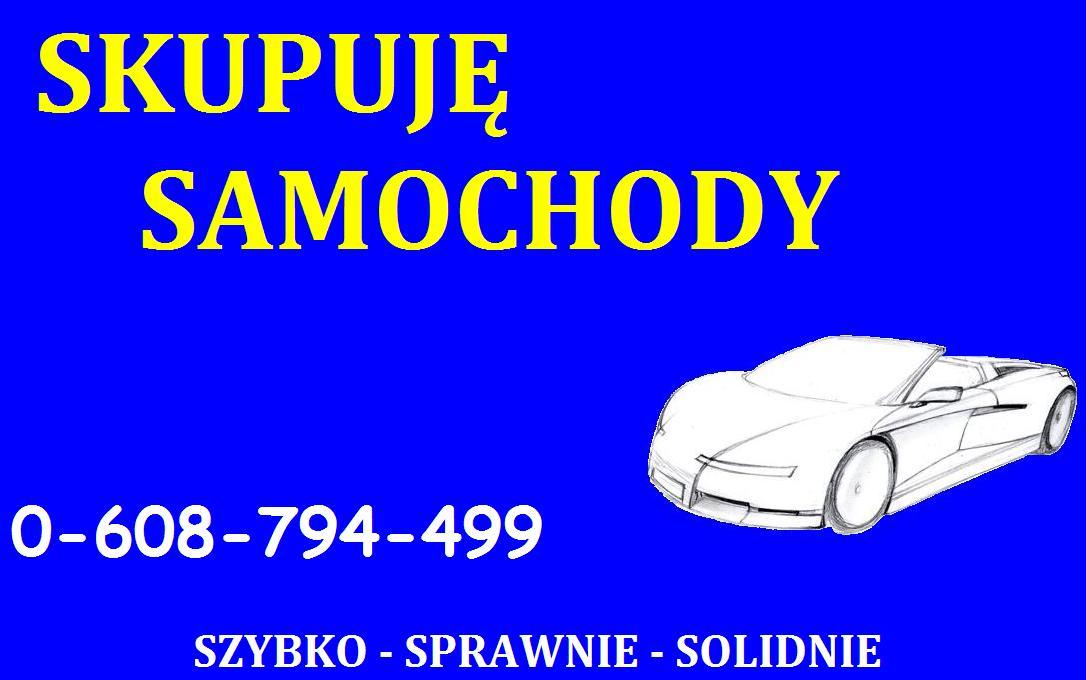 SKUP SAMOCHODÓW ZA GOTÓWKĘ, WARSZAWA, mazowieckie