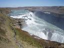 Wodospad na Islandii - spokój , wyważenie ,  moc