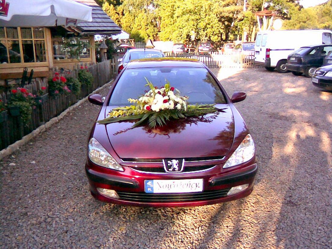 Auto do Ślubu Peugeot 607, Kraków, małopolskie