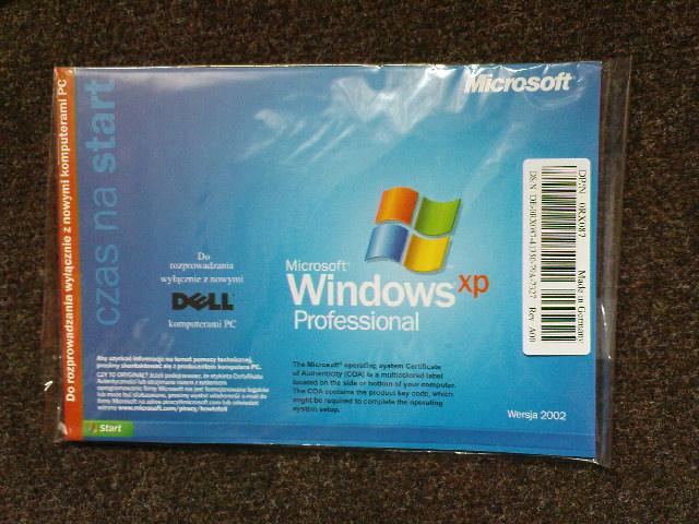 LEGALNY MS Windows XP Professional PL OEM Z SP2,  Brodnica, kujawsko-pomorskie