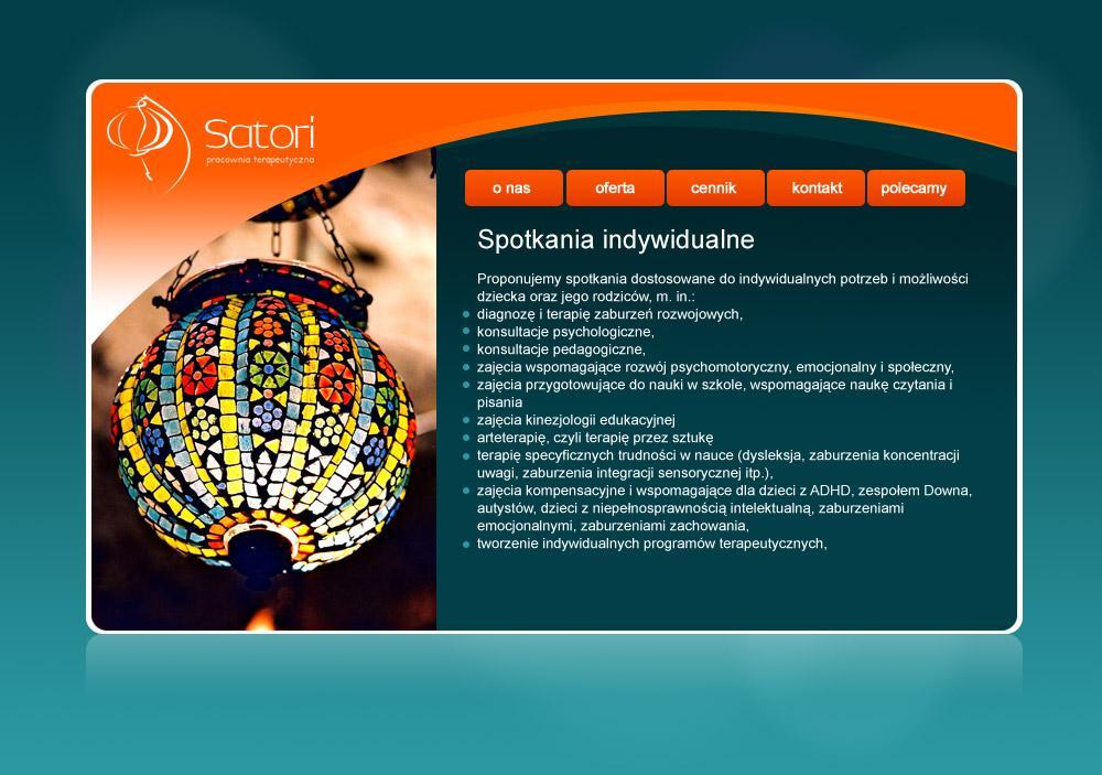 Pracownia terapeutyczna "Satori" zaprasza na stronę www.ptsatori.pl