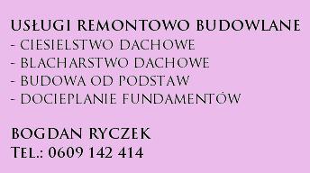 USŁUGI REMONTOWO BUDOWLANE, TARNÓW,DĄBROWA TARNOWSKA,RADGOSZCZ,INNE, małopolskie