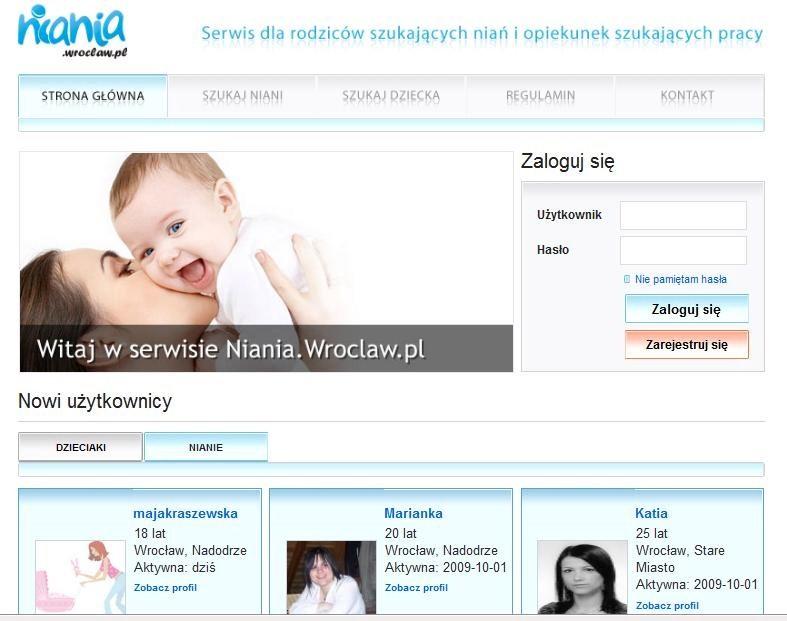 serwis www.niania.wroclawpl