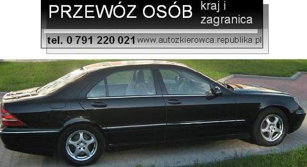 Przewozy osób po Wrocławiu i dolnym śląsku, ekskluzywne przewozy osobowe. Wynajem samochodu.