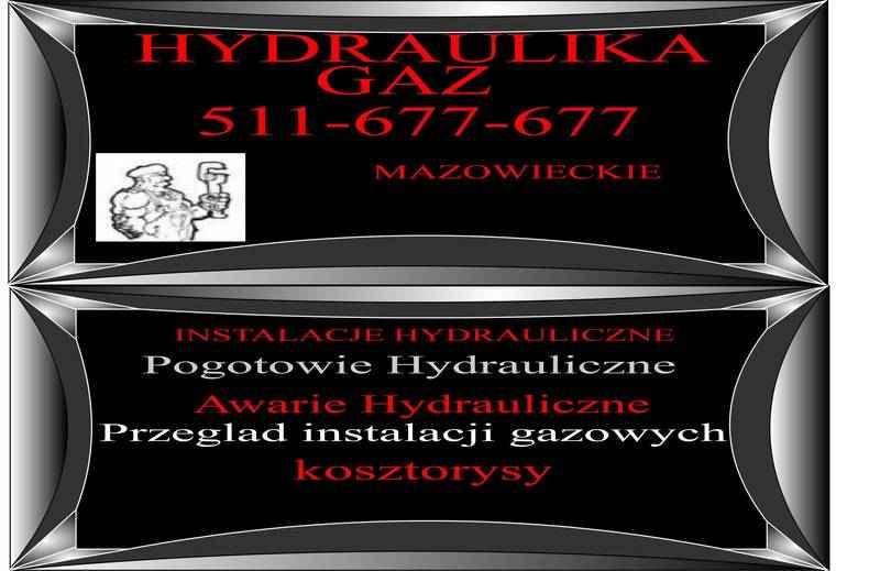 HYDRAULIK 24H , TEL. 511 677 677 GAZ, CO, AWARIE, Warszawa, mazowieckie