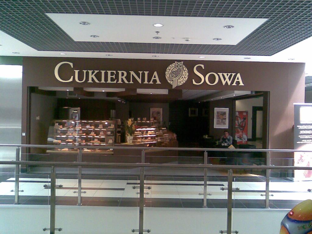 Cukiernie z wyrobami Adama Sowy - Słodki Grzech Warszawa, Galeria Rembielińska oraz ul. Zawiszy 